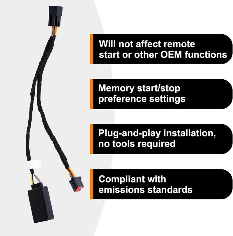 Funny Auto Start Stop Eliminator for 2018-2024 Jeep Wrangler JL & 2020-2024 JT, Engine Start-Stop System Bypass, Automatic Stop-Start Canceller - Image 3